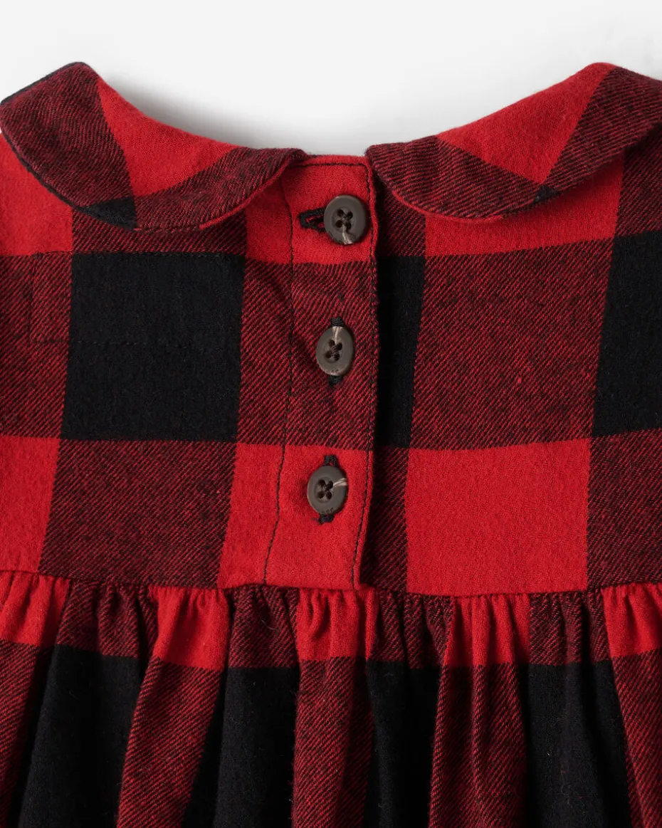 Baby Babydoll Park Plaid Dress