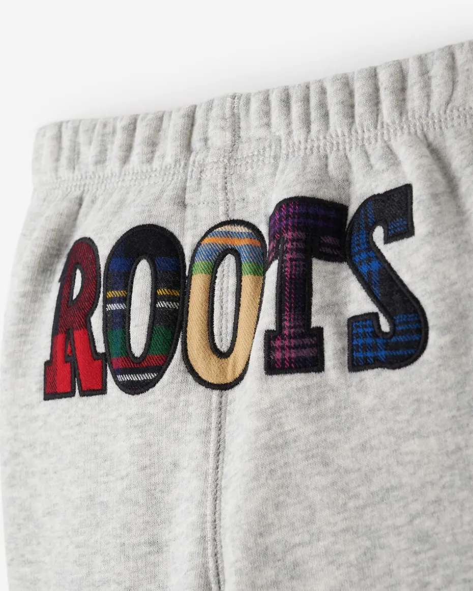 Baby Plaid Applique Sweatpant