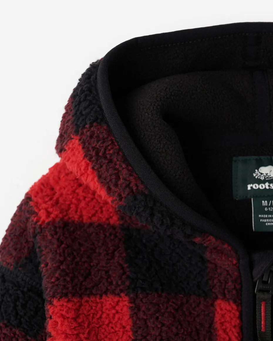 Baby Shearling Fleece Zip Hoodie