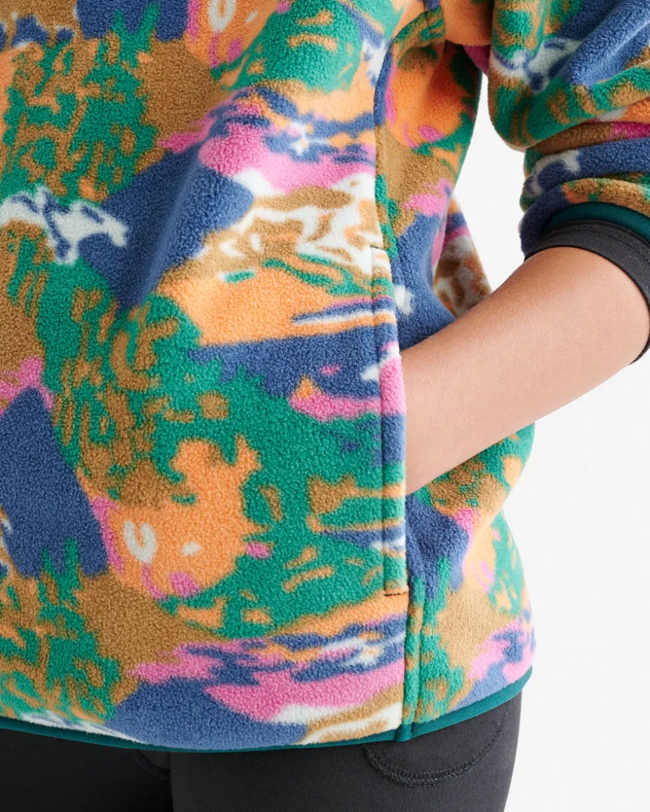 Kids Microfleece Half Zip Stein