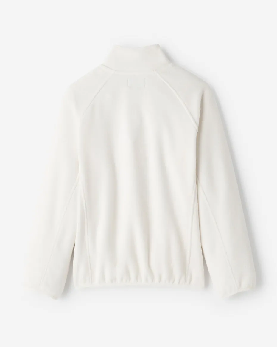 Kids Retro Microfleece Half Zip Stein