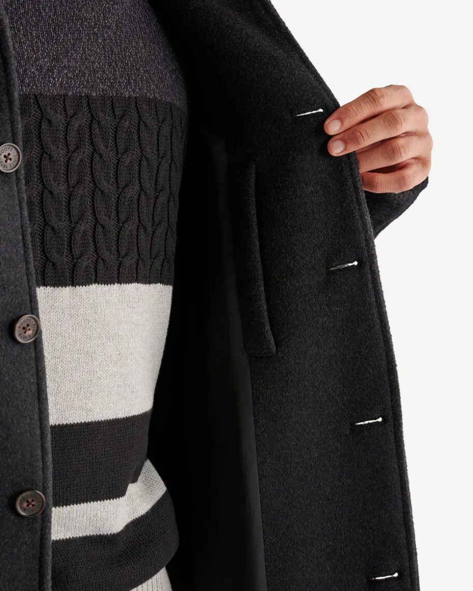 Long Wool Blend Coat
