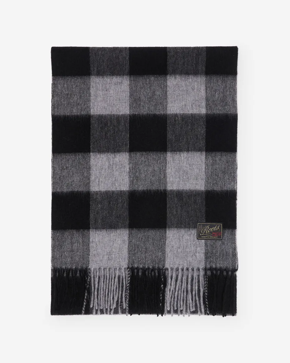 Plaid Wool Scarf