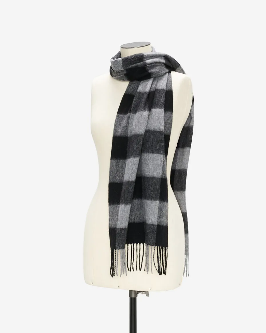 Plaid Wool Scarf
