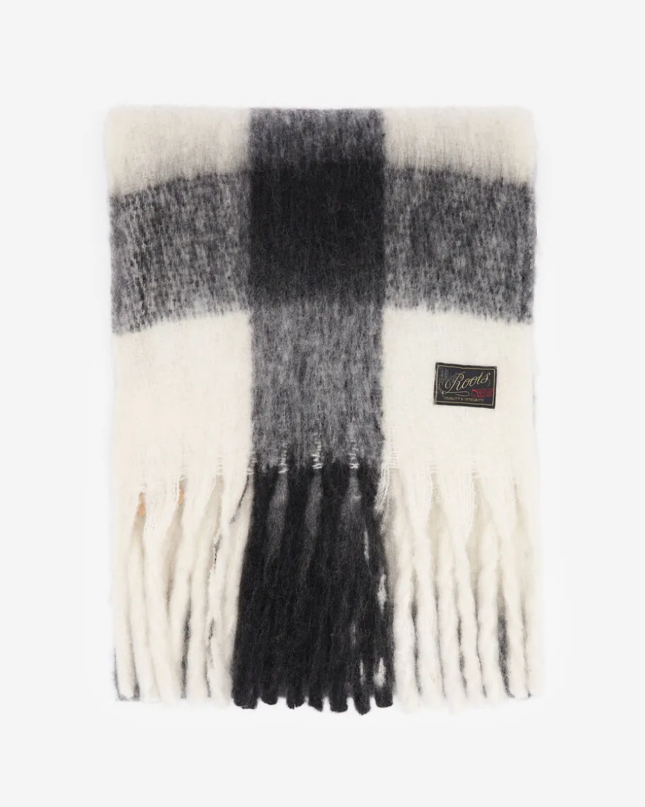 Relais Plaid Wool Blend Scarf