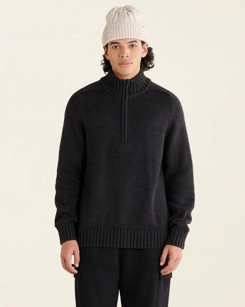 Robson Relaxed Half Zip Stein Sweater