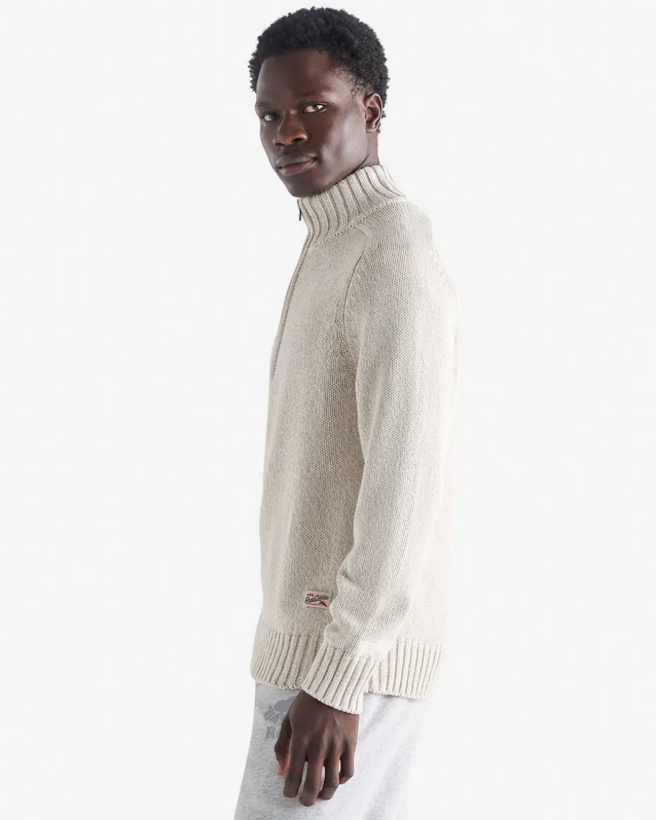 Robson Relaxed Half Zip Stein Sweater