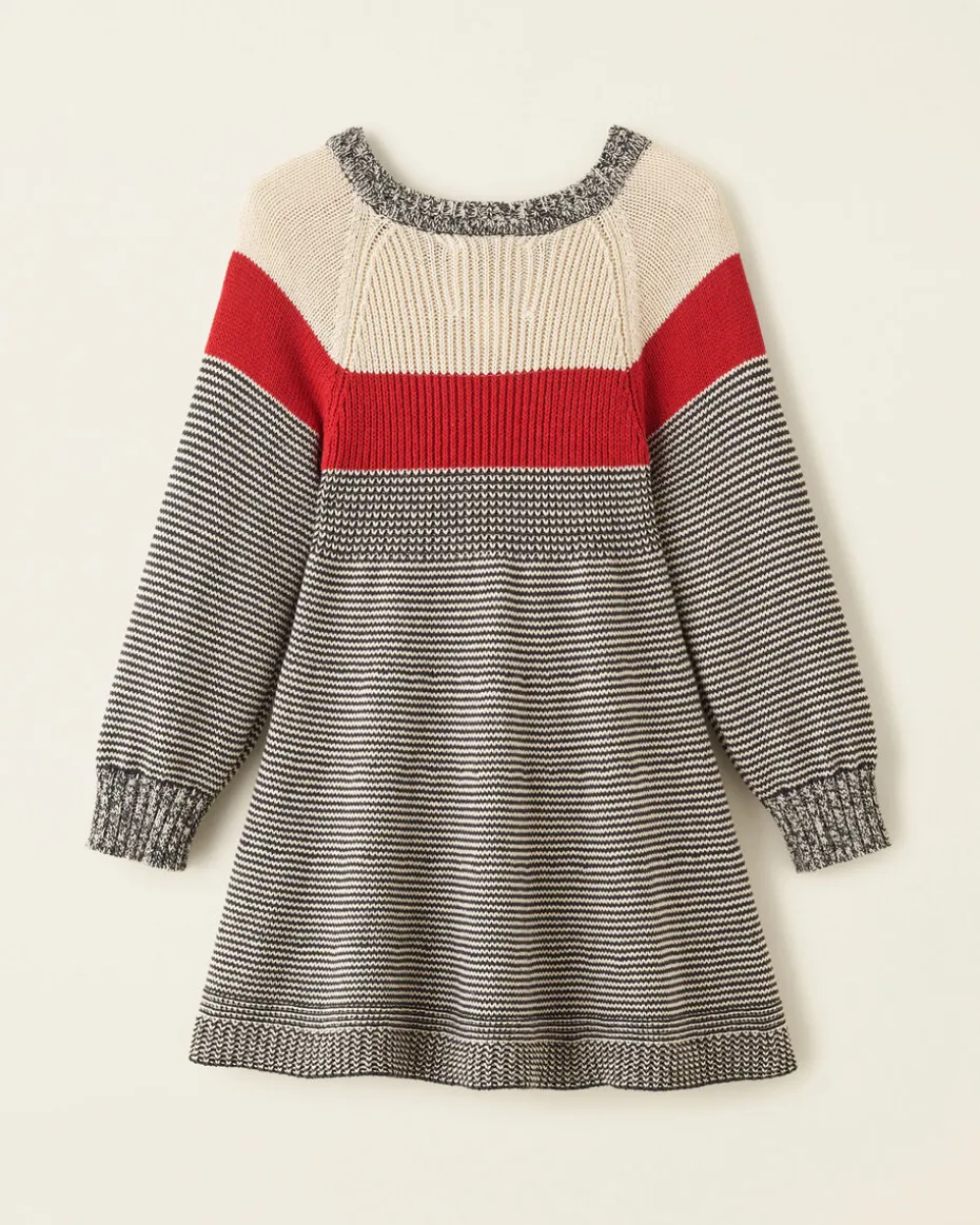 Toddler Girls Cabin Knit Stripe Dress
