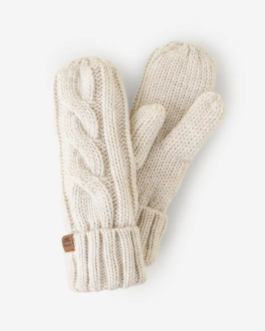 Womens Olivia Cable Mitten