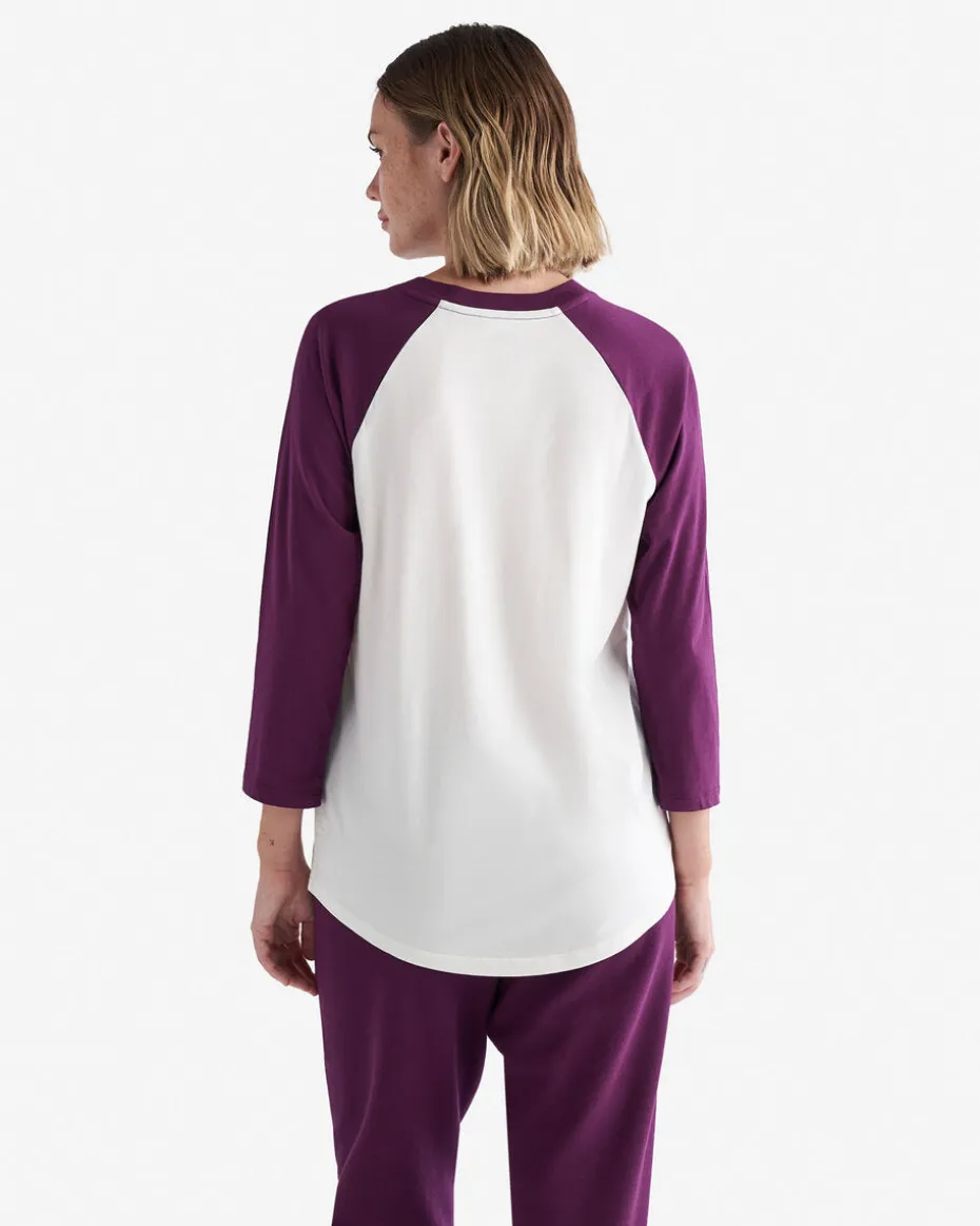 Womens Organic Cooper Baseball T-shirt